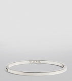Nialaya silver-plated Simplicity bangle, imported from the UK