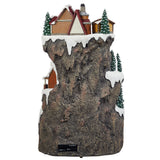 Animated ski mountain decoration 50cm - British product