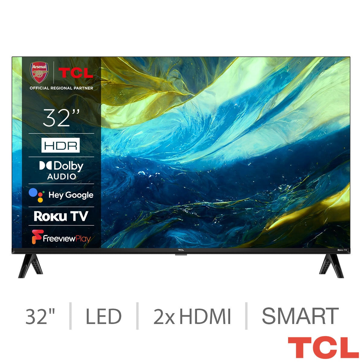 TCL 32RS550K 32 Inch LED HD Smart Roku TV GOODS Costco UK