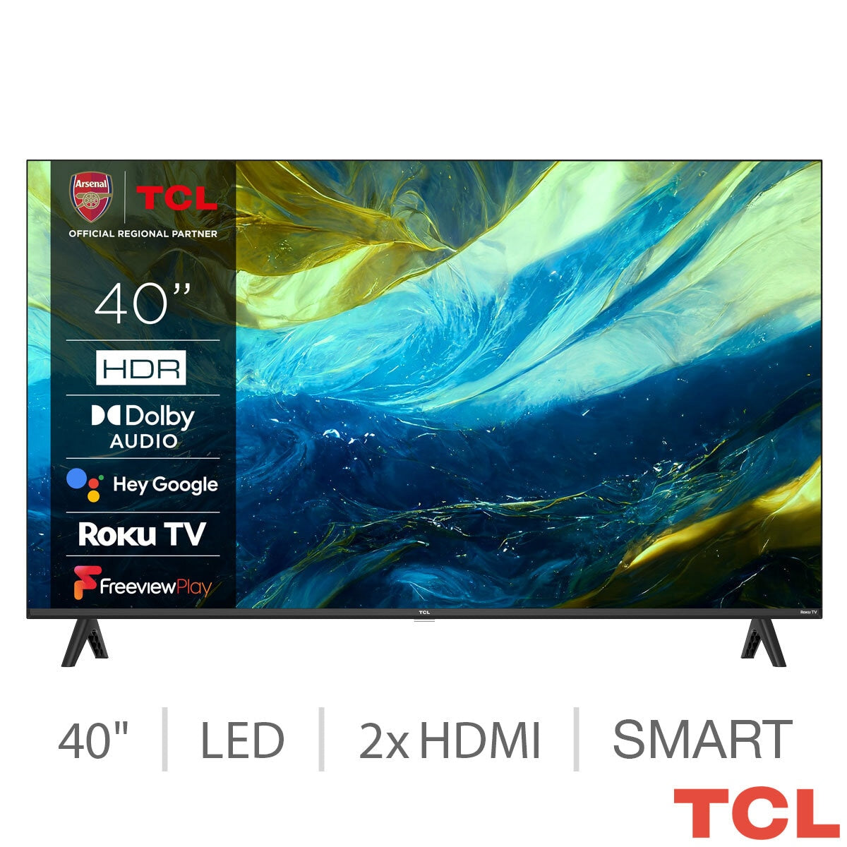 TCL 40RS550K 40 Inch LED Full HD Roku Smart TV GOODS Costco UK