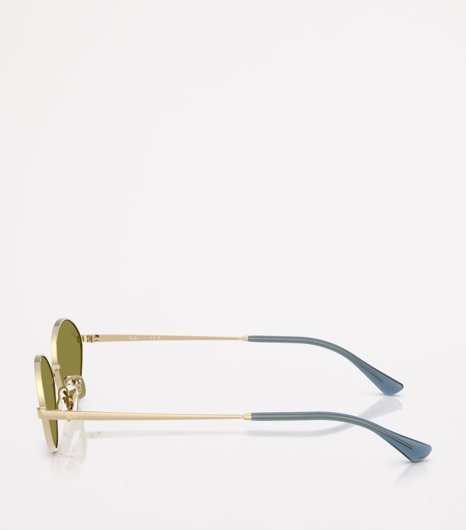 Ray-Ban Kai Bio-Based Oval Sunglasses, imported from the UK
