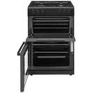Bush double oven dual fuel cooker black 60cm - British product