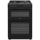 Bush double oven dual fuel cooker black 60cm - British product