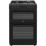 Bush double oven dual fuel cooker black 60cm - British product