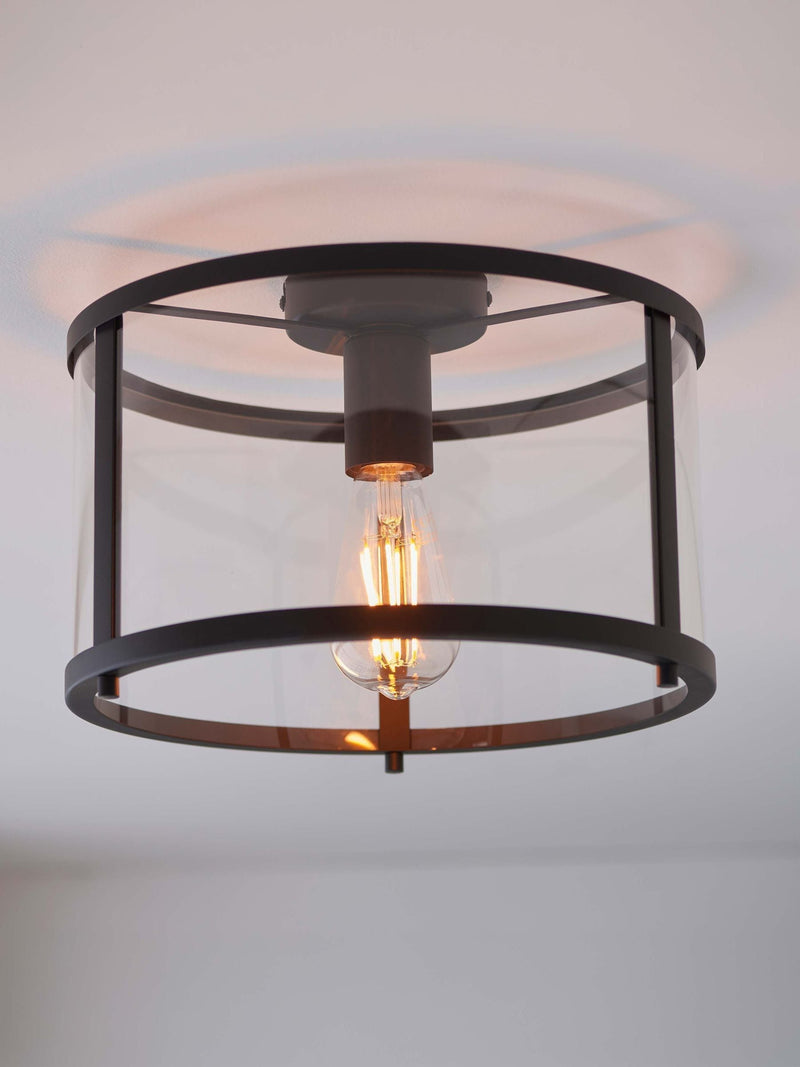 Gallery Home Black Vernon Ceiling Light