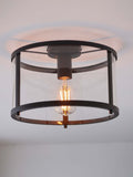 Gallery Home Black Vernon Ceiling Light