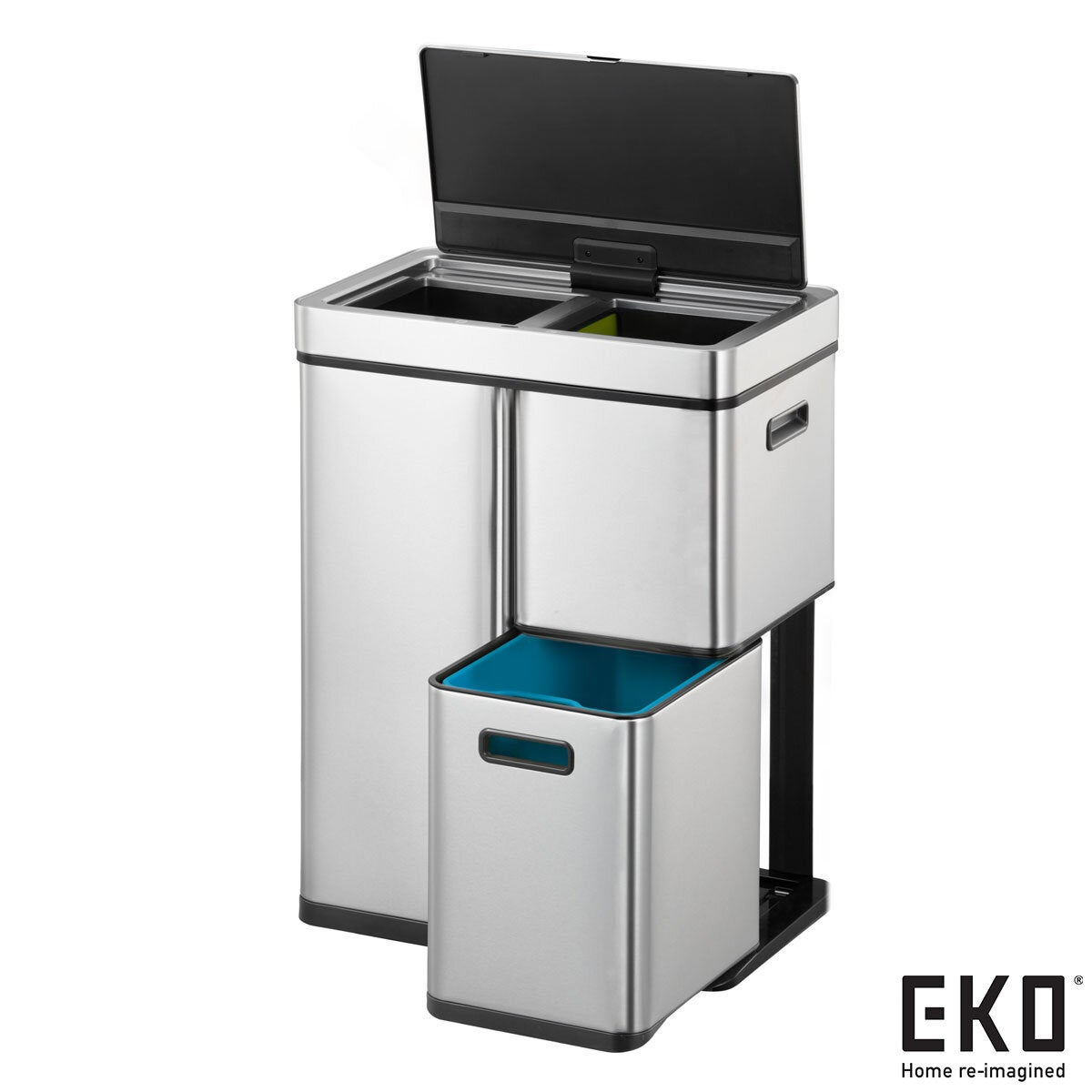 EKO Mirage Plus Recycling Bin 30+15+15L Sensor Recycling Bin