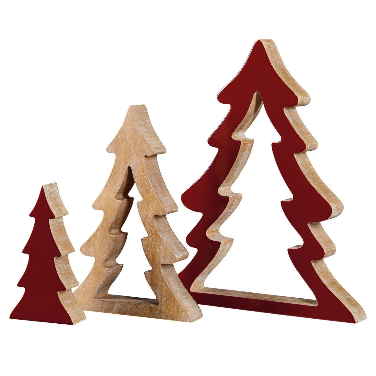 Decorative Wooden Nesting Trees Assortment GOODS Costco UK