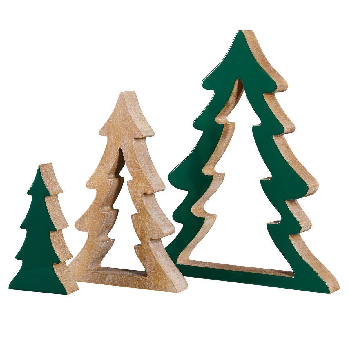 Decorative Wooden Nesting Trees Assortment GOODS Costco UK