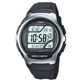 Casio Wave Ceptor LCD digital watch with black resin strap, imported from the UK