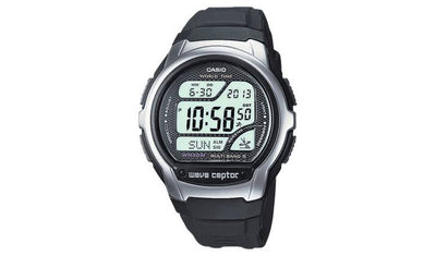 Argos Casio Wave Ceptor LCD Digital Black Resin Strap Watch- Buy online at McGrocer