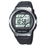 Casio Wave Ceptor LCD digital watch with black resin strap, imported from the UK