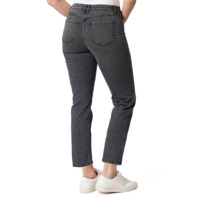 Briggs Damen Mid Rise Stretch Denim Jeans in Schwarz und Blau – UK 8-16