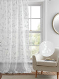 Dreams & Drapes White Darnley voile panel 140cm x 122cm (British brand)