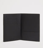 Emporio Armani grained leather passport holder - British product