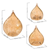 Evergreen LED glass raindrops set 3-piece (British brand)