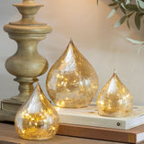 Evergreen LED glass raindrops set 3-piece (British brand)