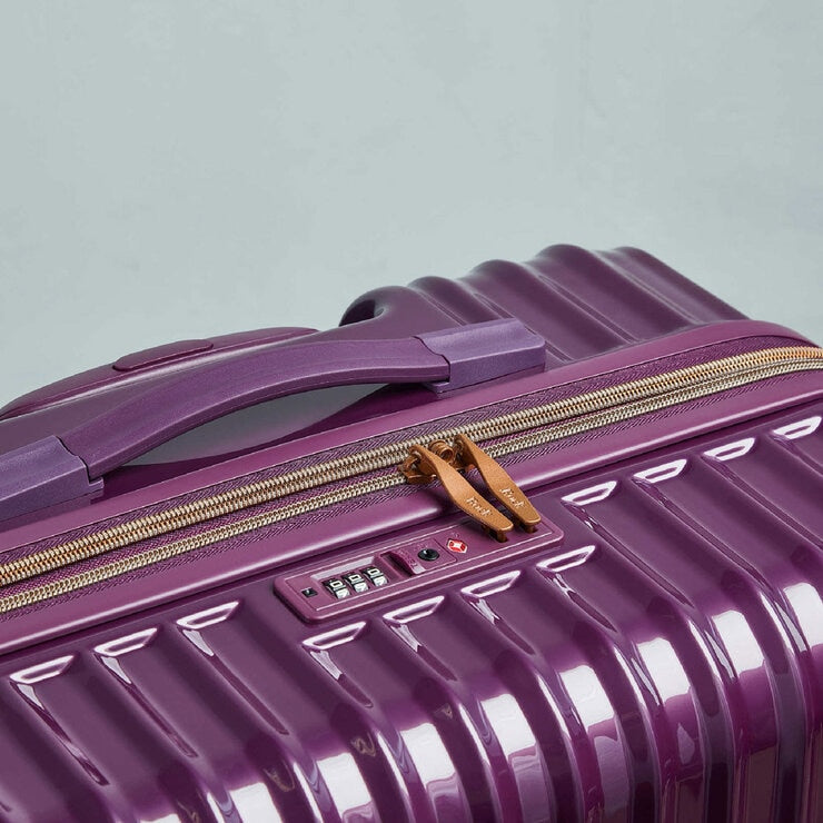 Rock Selene 4 piece purple luggage set, imported from the UK