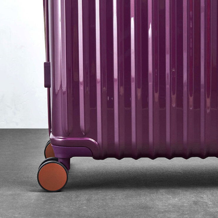 Rock Selene 4 piece purple luggage set, imported from the UK