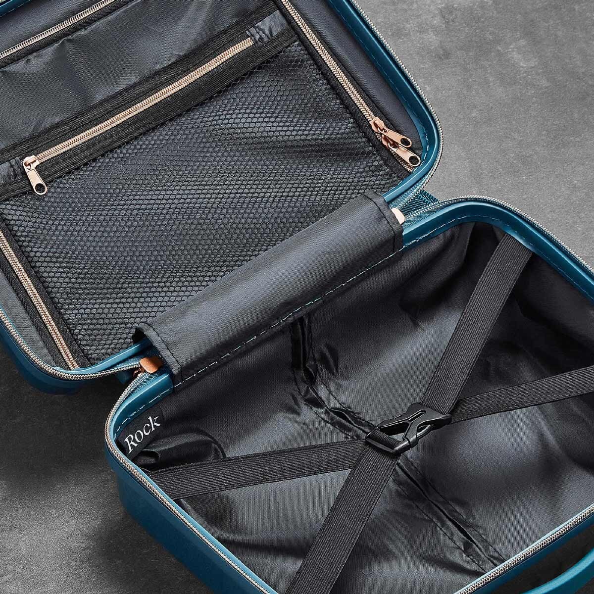 Rock Selene 4 piece hardside luggage set, imported from the UK