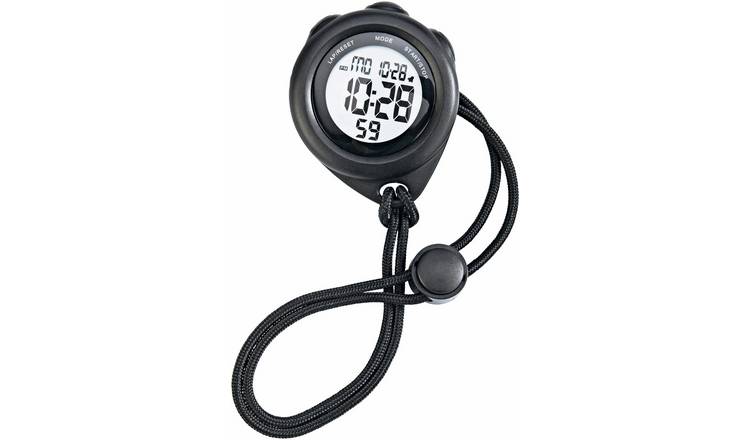 Peers Hardy kids black sports stopwatch 60mm, UK version