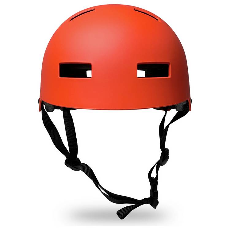 Cross BMX bike helmet in orange for 54-58cm head circumference, UK version