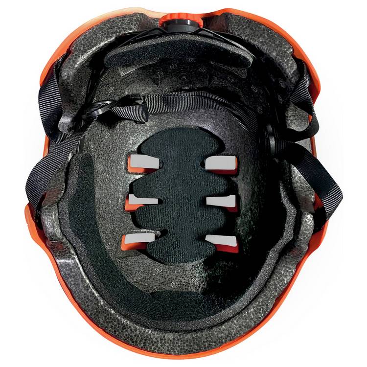 Cross BMX bike helmet in orange for 54-58cm head circumference, UK version