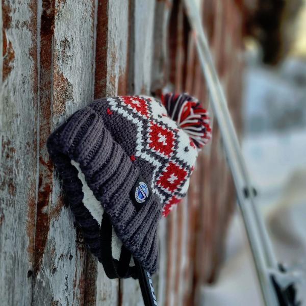 Superbobble reflective Nordic knit bobble hat - British product