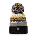 Superbobble bobble hat reflective Nordic knit Midnight Sun unisex, UK version