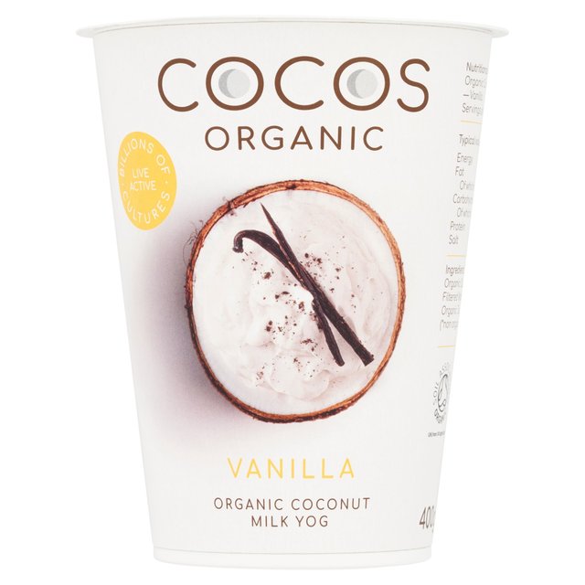 COCOS Organic Vanilla Coconut Yoghurt   400g GOODS M&S   