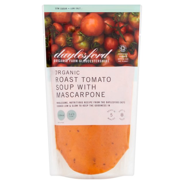 Daylesford Organic Roast Tomato Soup with Mascarpone   500ml GOODS M&S   