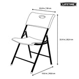 Lifetime Light Commercial Folding Chair with Carry Handle