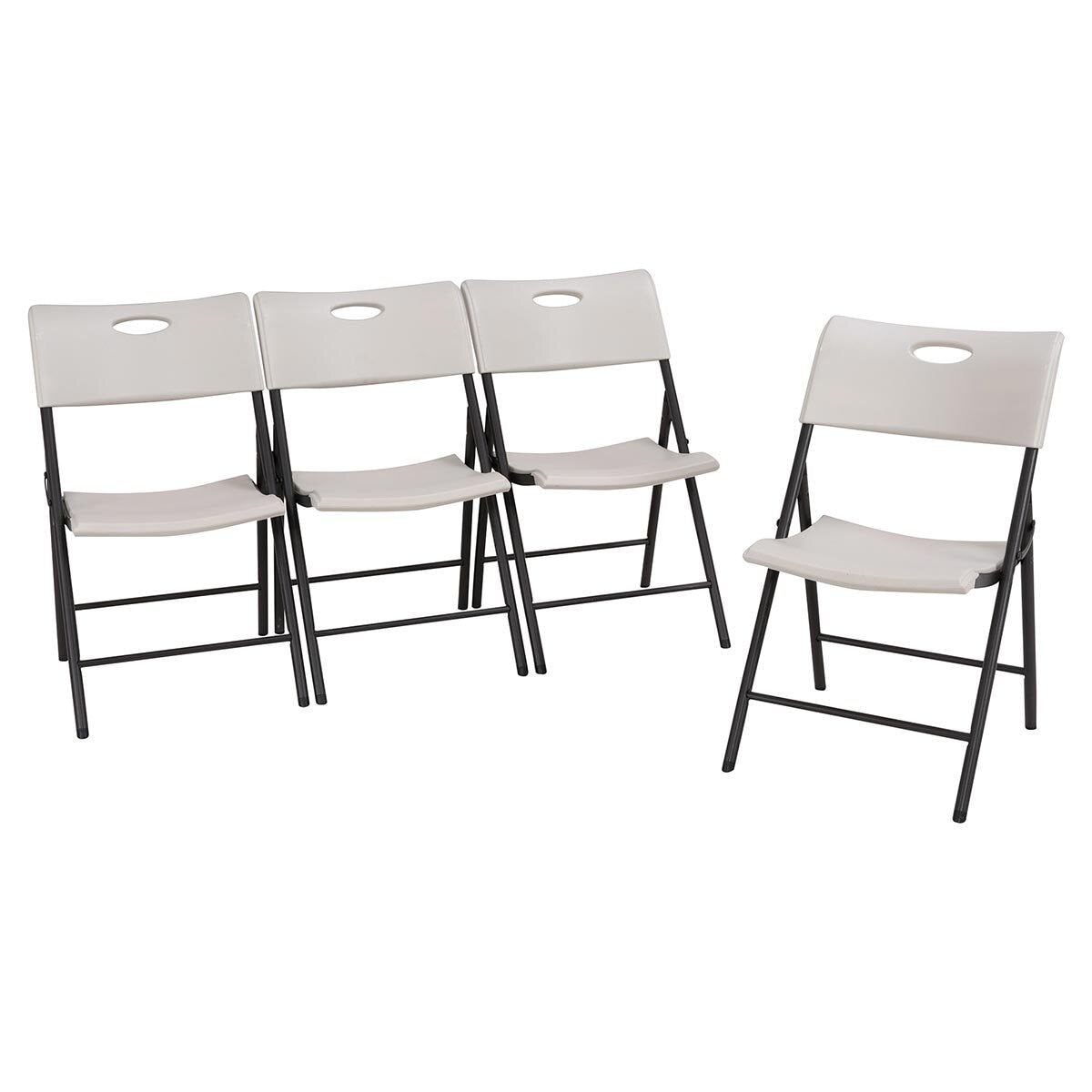 Lifetime Light Commercial Folding Chair with Carry Handle