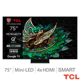 TCL 75Q9BK 75 Inch Mini LED 144 Hz TV GOODS Costco UK