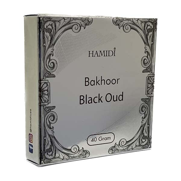 HAMIDI Black Oud bakhoor 40g pack of 3, UK version