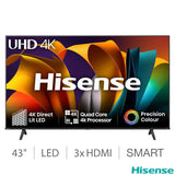 Hisense 43A6NTUK 43 Inch LED Freely Smart TV GOODS Costco UK