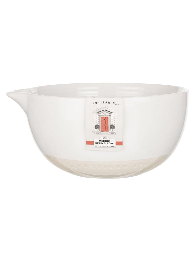Bol mélangeur blanc Artisan Street de 20 cm - Produit britannique