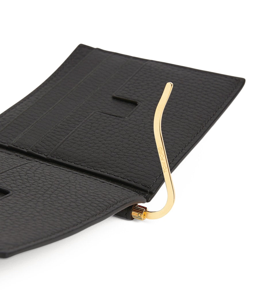 TOM FORD leather money clip wallet (British brand)