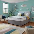 Silentnight Double Divan Bed Set Grey (British brand)