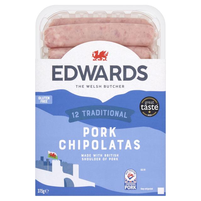 Edwards Traditional Pork Chipolatas   375g GOODS M&S   