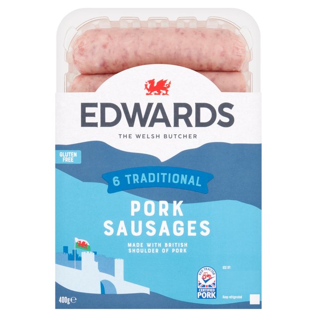 Edwards Traditional Pork Sausages    400g GOODS M&S   