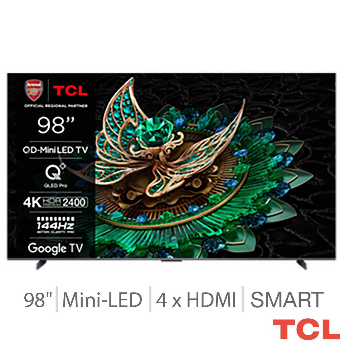 TCL 98Q9BK 98 Inch Mini LED 144 Hz TV GOODS Costco UK