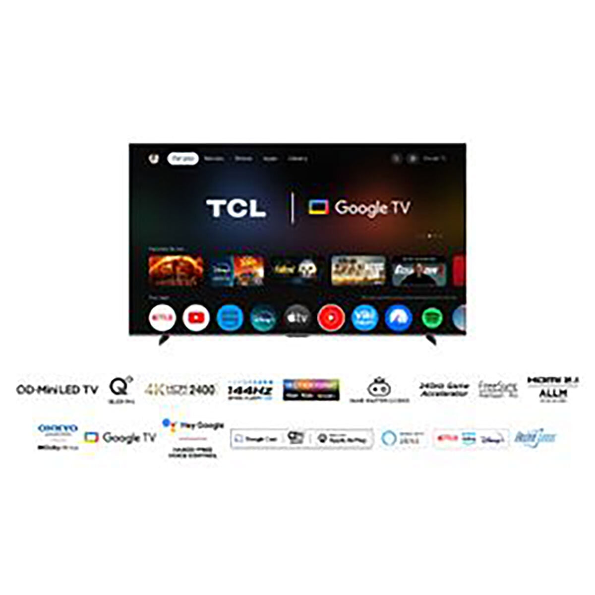 TCL 98Q9BK 98 Inch Mini LED 144 Hz TV GOODS Costco UK