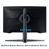 Samsung Odyssey G75T 27 Inch QHD 240Hz VA Curved Gaming Monitor, LC27G75TQSPXXU GOODS Costco UK