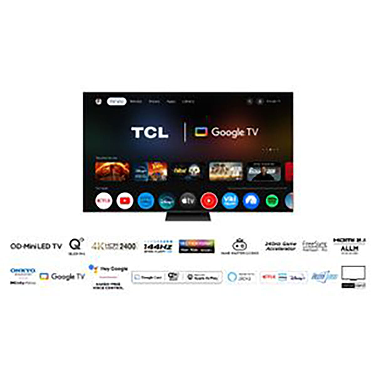 TCL 85Q9BK 85 Inch Mini LED 144 Hz TV GOODS Costco UK