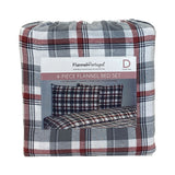 Portuguese Flannel Cotton 4 Piece Double Duvet Set, in 4 colours GOODS Costco UK