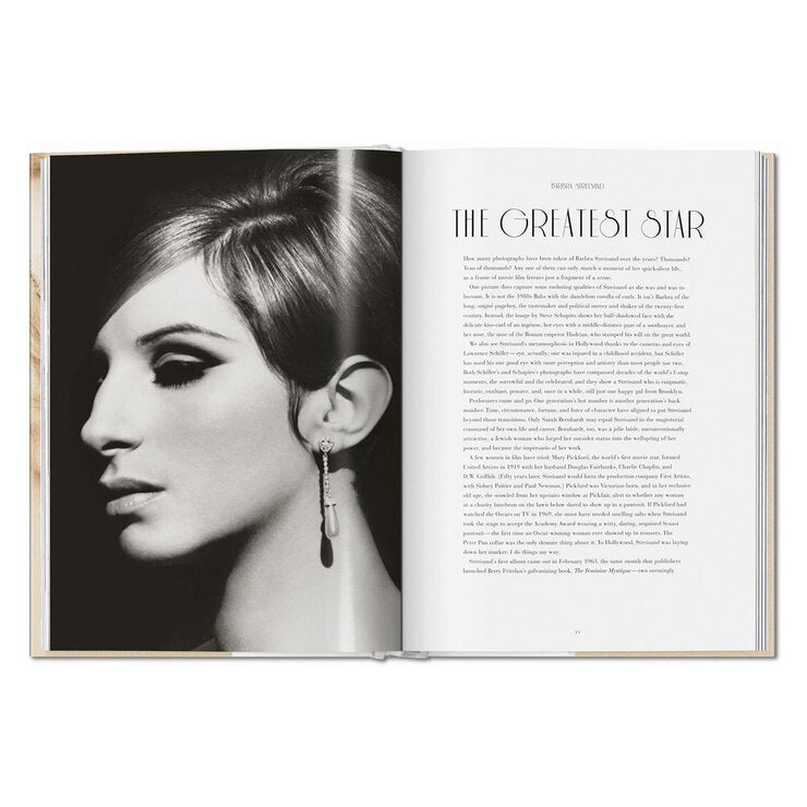 Barbra Streisand photography book hardback cover, UK version