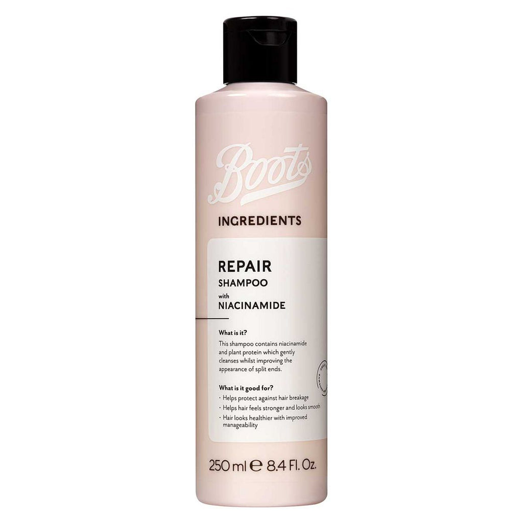 Boots Ingredients Repair Shampoo With Niacinamide 250ml