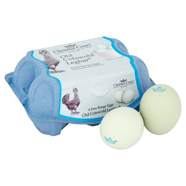 Clarence Court Cotswold Legbar Free Range Blue Assorted Eggs   6 per pack GOODS M&S   