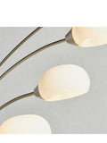 Gallery Home Silver James 5 Bulb Floor Lamp, UK version